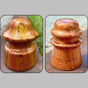 Yard or Garden Art / Bocce Ball Court Markers ~ Home Decor ~ Glass Insulators